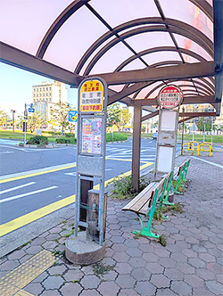 近江八幡駅南口(イオン側)バス停写真