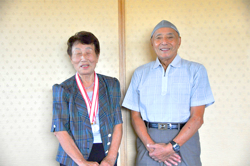 受賞者の北村佐和子さんと神田利三朗さん