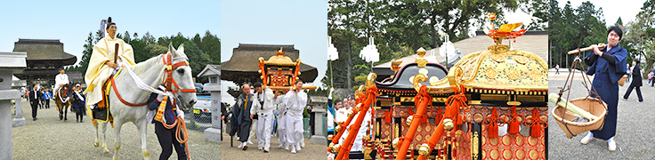 苗村祭のようす