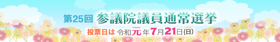 第25回参議院議員通常選挙