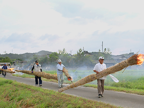 虫送り(小口地先)&nbsp;&nbsp;撮影者：広報担当&nbsp;2025年7月16日撮影