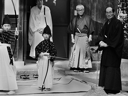 石部神社「弓納神事」(七里)撮影者:写真クラブ竜王2016年02月07日撮影